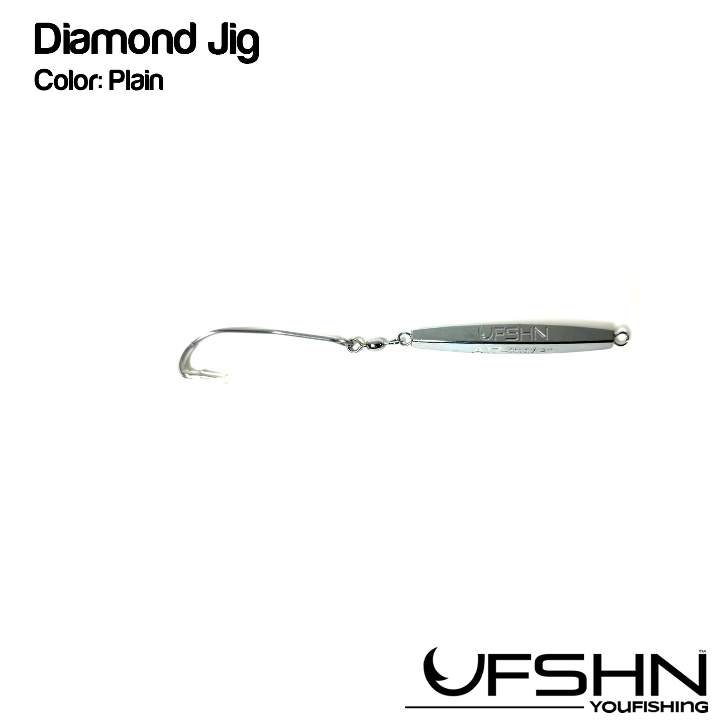 UFSHN DIAMOND JIG A17 2OZ PLAIN HOOK NO TUBE
