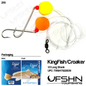 UFSHN 255 HAND TIED KINGFISH RIG 2 HOOKS W/FLOATS
