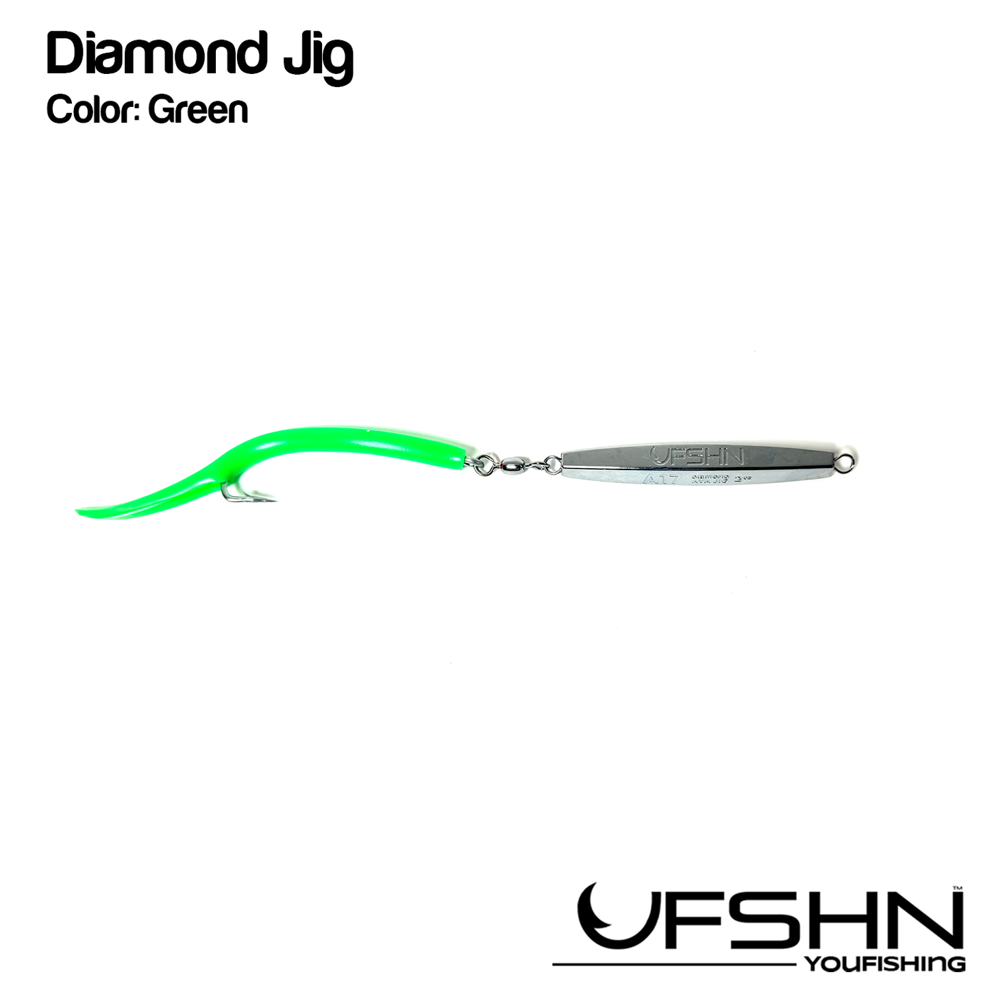 UFSHN DIAMOND JIG 007 1OZ FLO GREEN