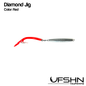 UFSHN DIAMOND JIG A17 2OZ FLO RED
