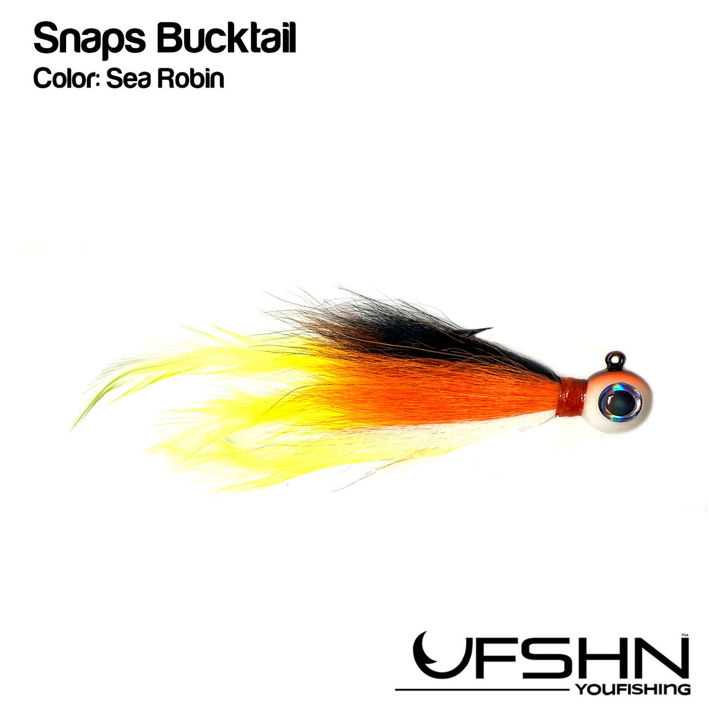 UFSHN SNAP JIG NATURAL BUCKTAIL AND FEATHERS ROBIN ½ OZ