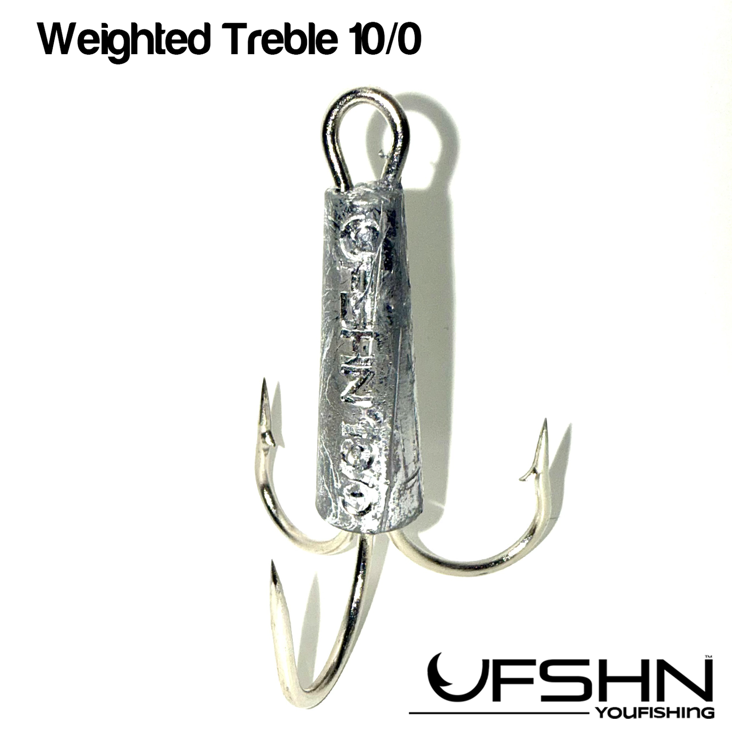 10/0 WIEGHTED TREBLE HOOK