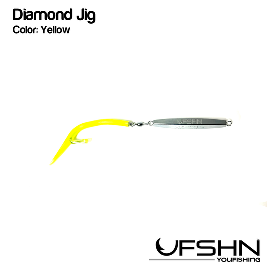 UFSHN DIAMOND JIG A17 2OZ FLO YELLOW